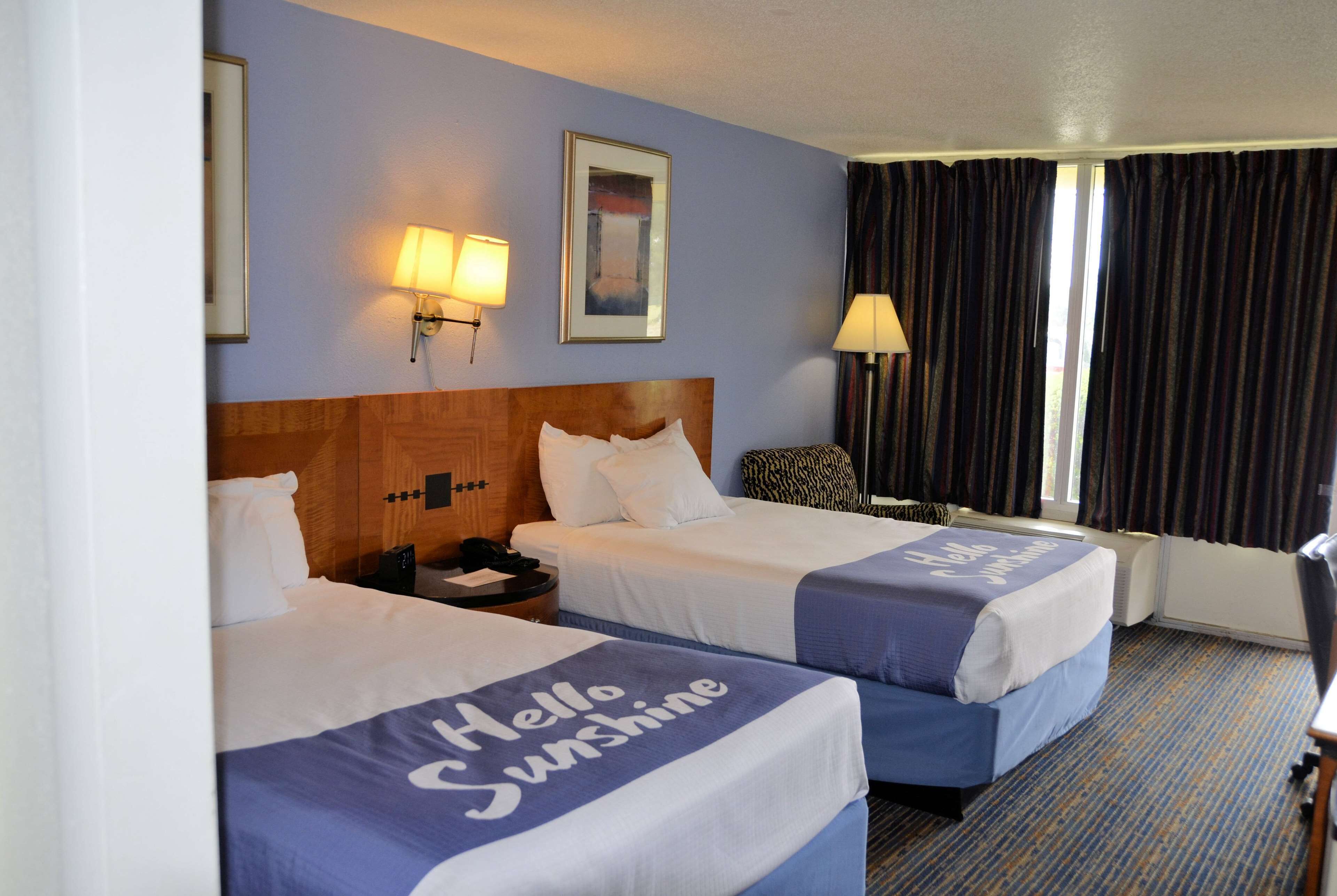 Standard Room, 2 Double Beds, Non Smoking (Pet Friendly) | Desk, blackout drapes, iron/ironing board, free WiFi