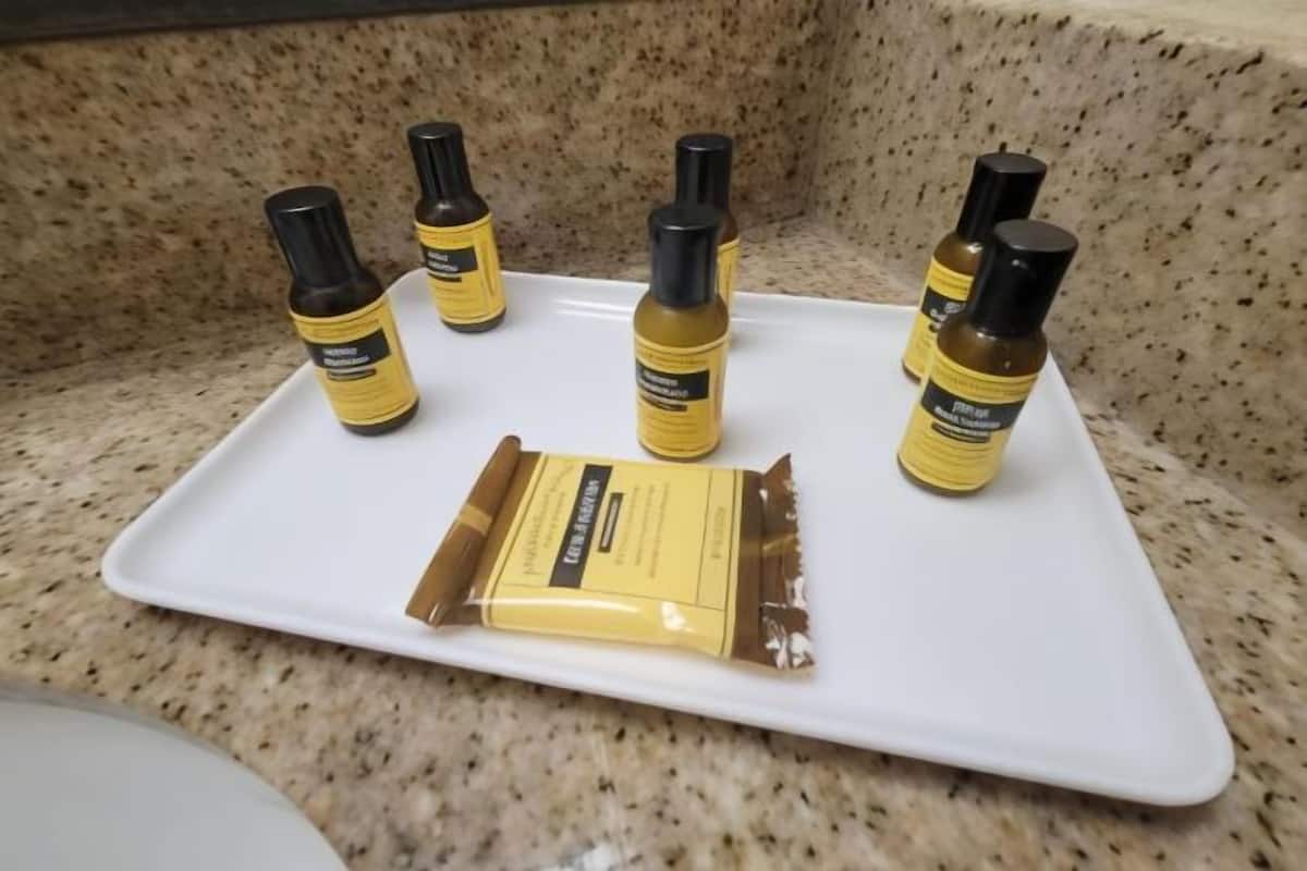 Bathroom amenities | Shower, hair dryer, towels