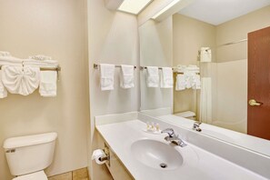 Hair dryer, towels