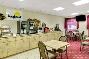 Café da manhã continental grátis todos os dias