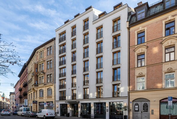 Fassade der Unterkunft