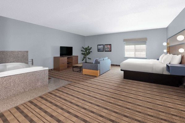 Suite, 1 King Bed, Non Smoking | Jetted tub