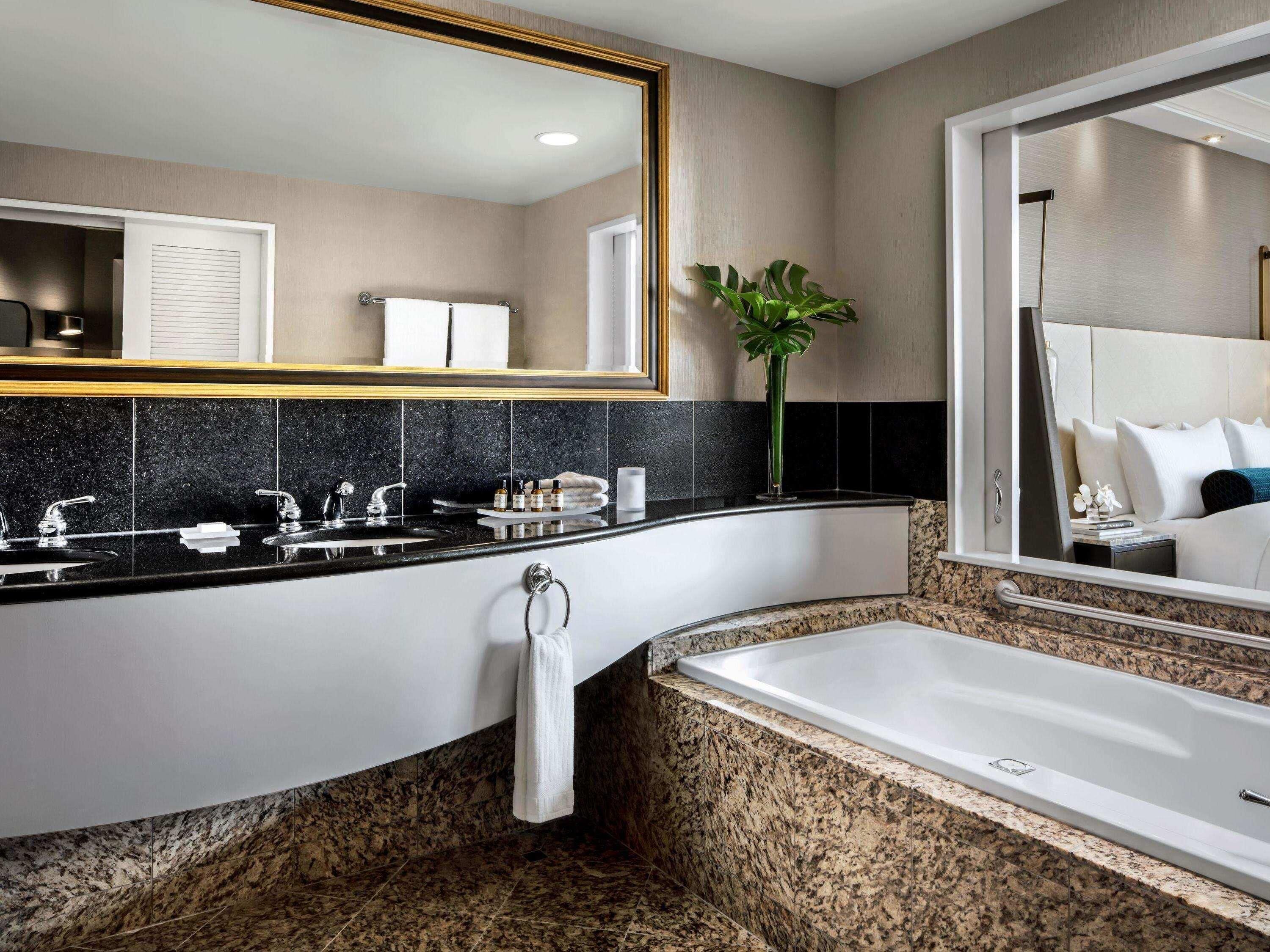 fairmont gold, room, 2 queen beds | premium bedding, down duvets, pillow-top beds, minibar