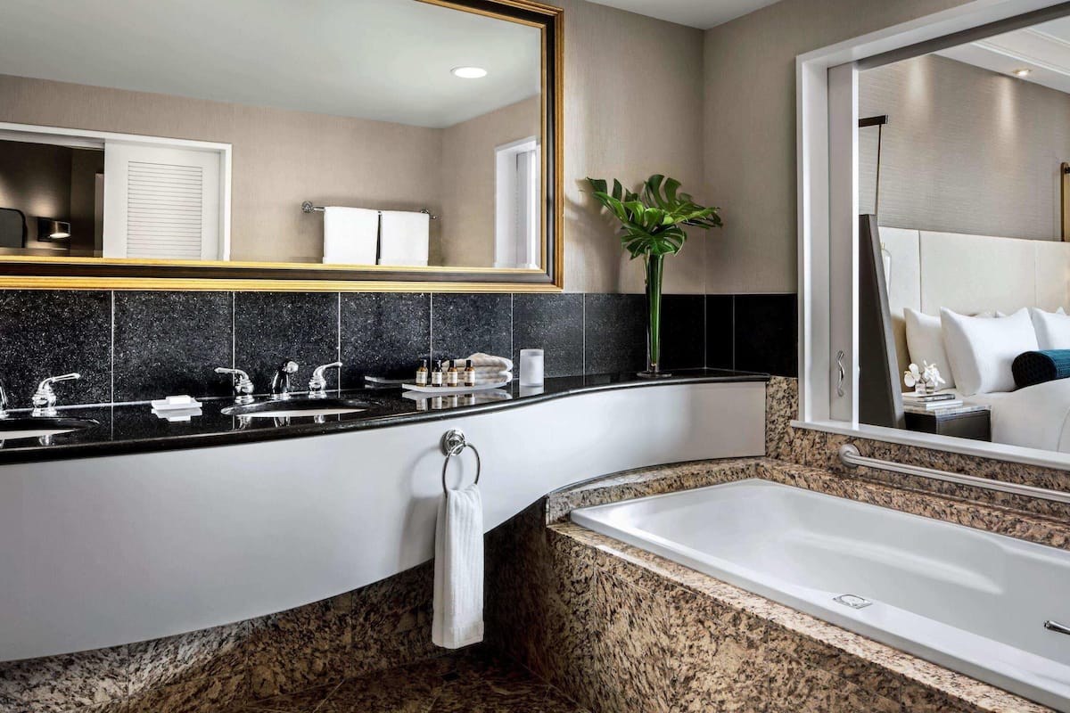 fairmont gold, room, 2 queen beds | premium bedding, down duvets, pillow-top beds, minibar