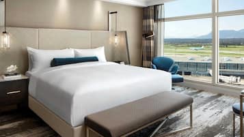 Ropa de cama de alta calidad, edredón, camas con pillow-top y minibar