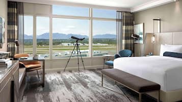 Premium bedding, down comforters, pillowtop beds, minibar