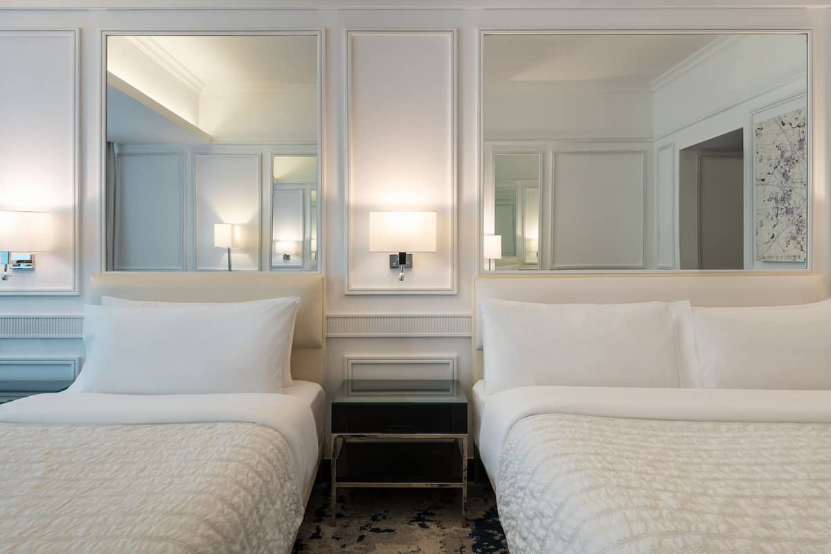 1 chambre, literie de qualité supérieure, couette en duvet d'oie