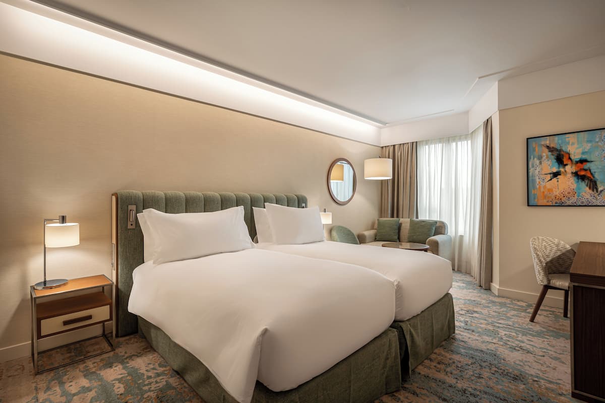 Habitación Premium, 2 camas individuales, con acceso al salón lounge del club (High Floor) | Ropa de cama de alta calidad y minibar