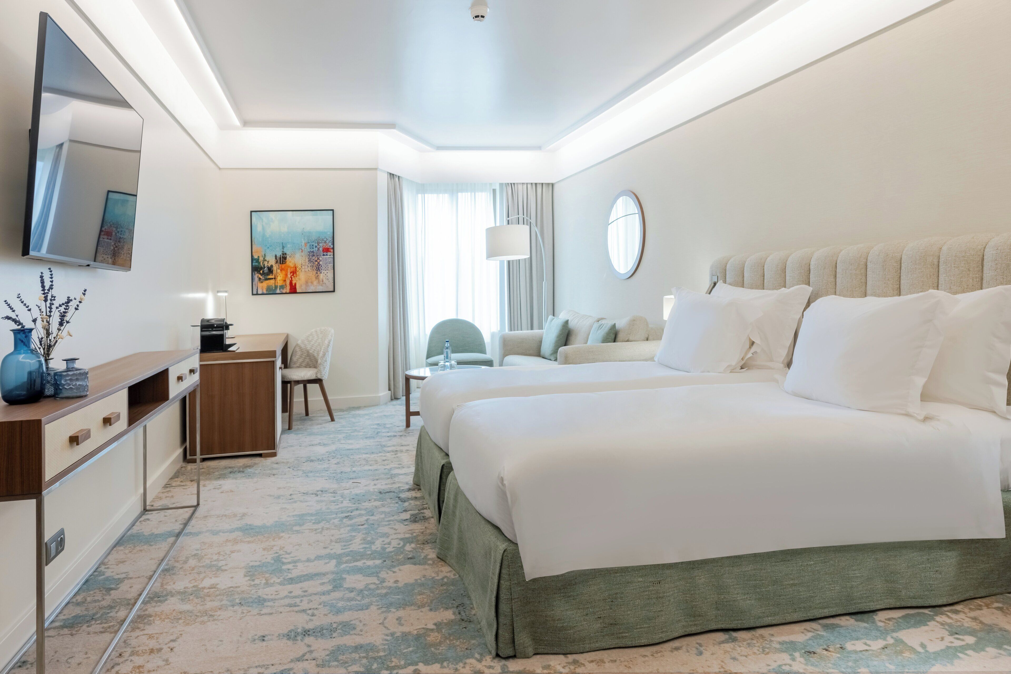 Chambre Premium, 2 lits une place, accessible aux personnes à mobilité réduite (High Floor)