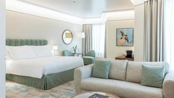 Premium bedding, minibar, in-room safe, desk