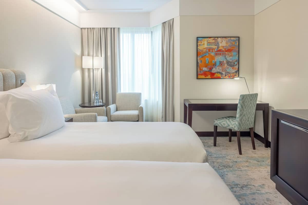 Premium bedding, minibar, in-room safe, desk