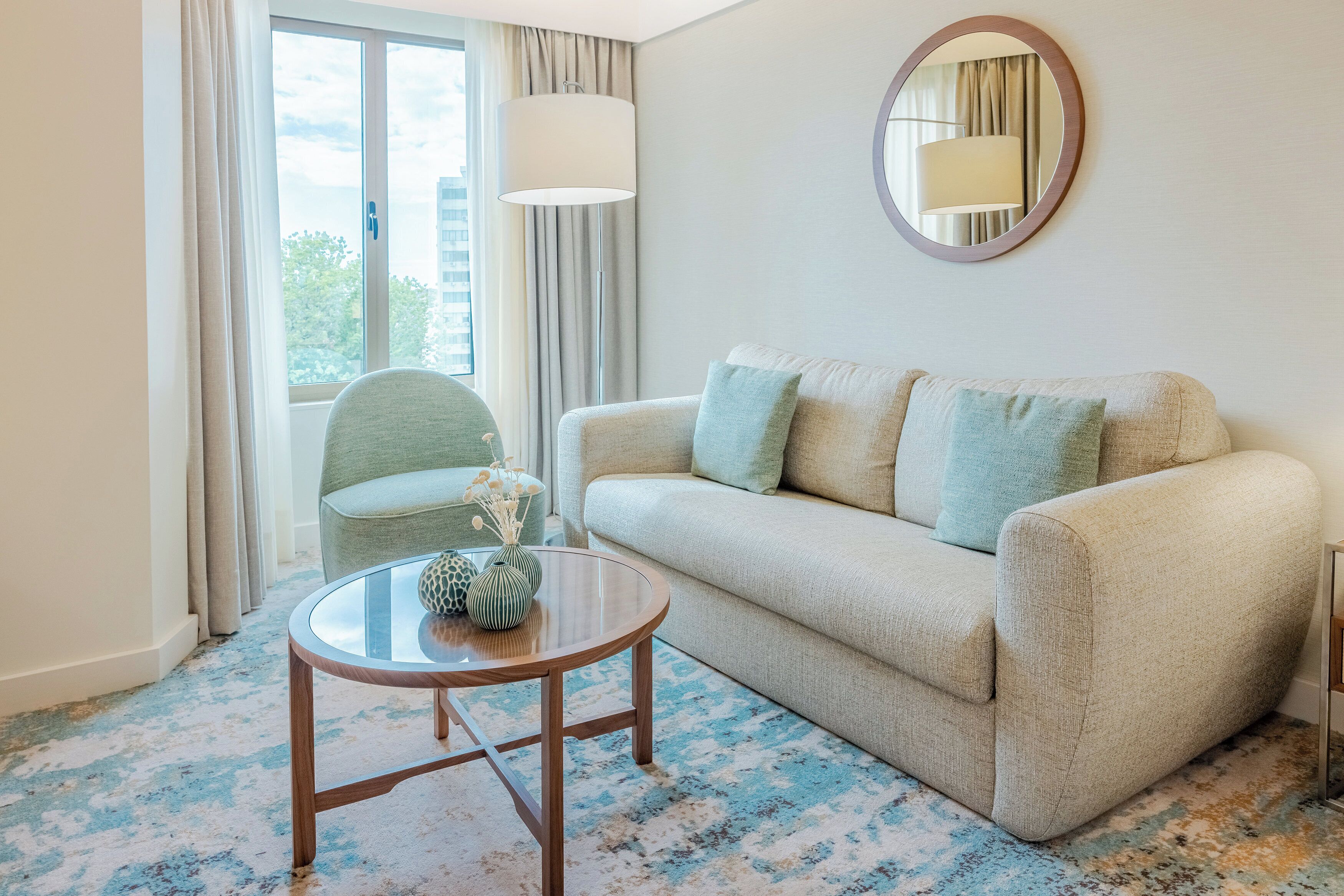 junior suite, 2 single beds | 1 bedroom, premium bedding, minibar, in-room safe