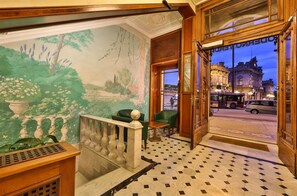 Interior entrance