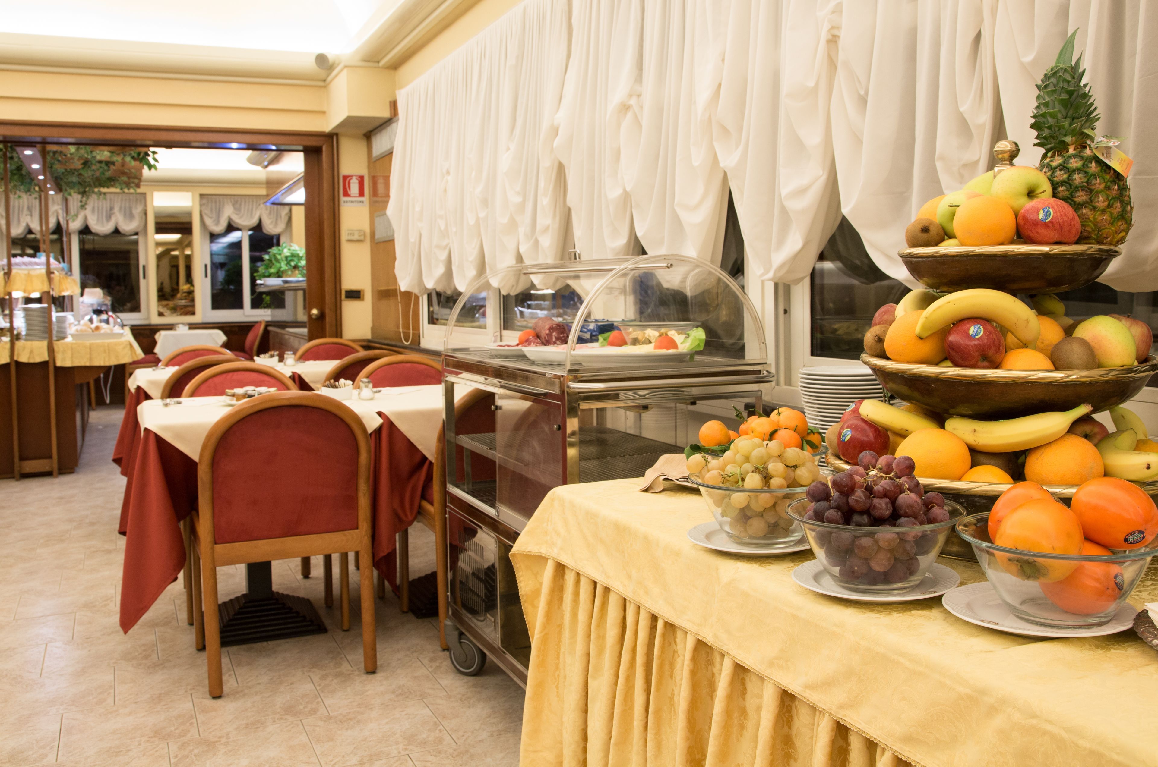 daily buffet breakfast (eur 12 per person)