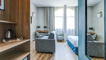 1 habitaciĂłn y ropa de cama de alta calidad