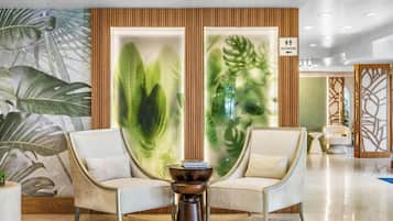 Sala de estar en el lobby