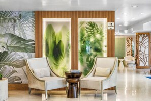 Lobby sitting area