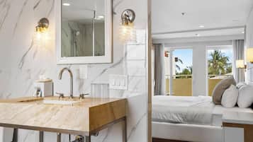 Balcony Ocean View | Premium bedding, in-room safe, desk, iron/ironing board