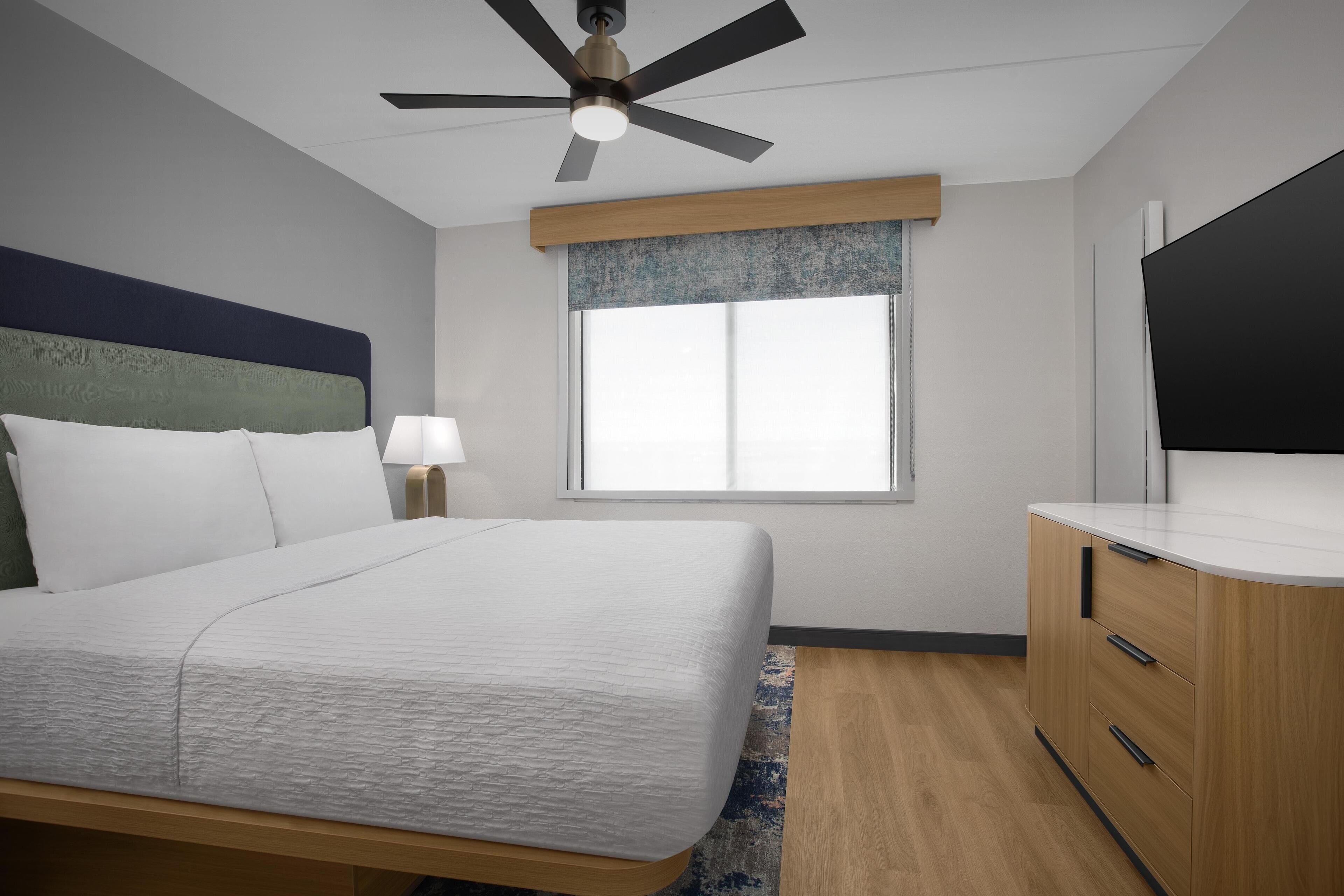 In-room safe, desk, blackout curtains, iron/ironing board