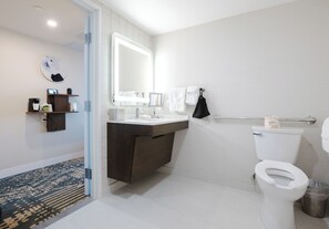 Regadera, regadera con hidromasaje, amenidades de baño ecológicas 