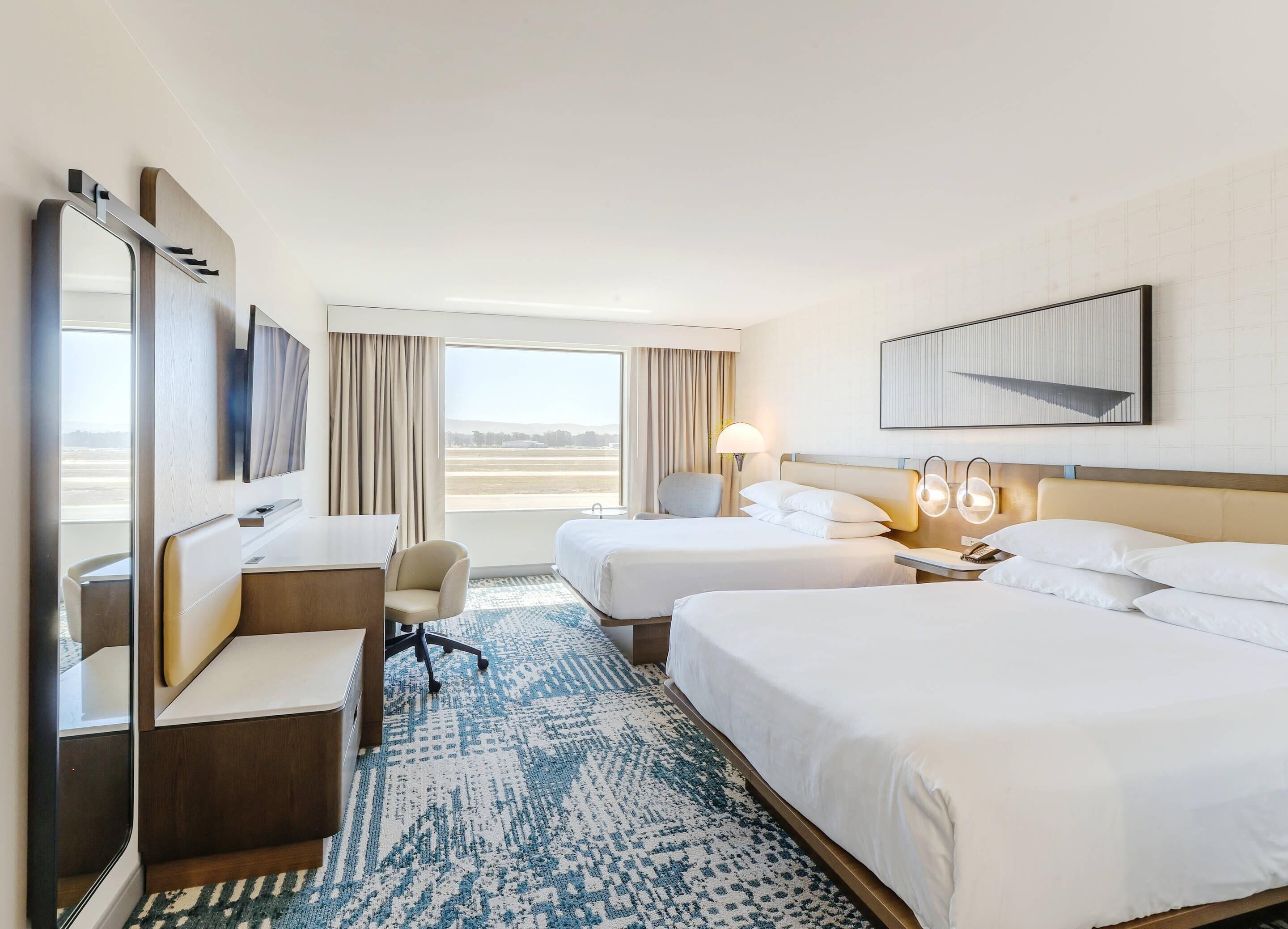 Room, 2 Queen Beds, Non Smoking | Premium bedding, memory foam beds, in-room safe, desk