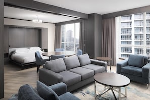 Living area - Hilton Vancouver Metrotown (Burnaby)