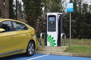 Electric vehicle-charging station