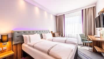 Double Room | In-room safe, blackout drapes, soundproofing, iron/ironing board