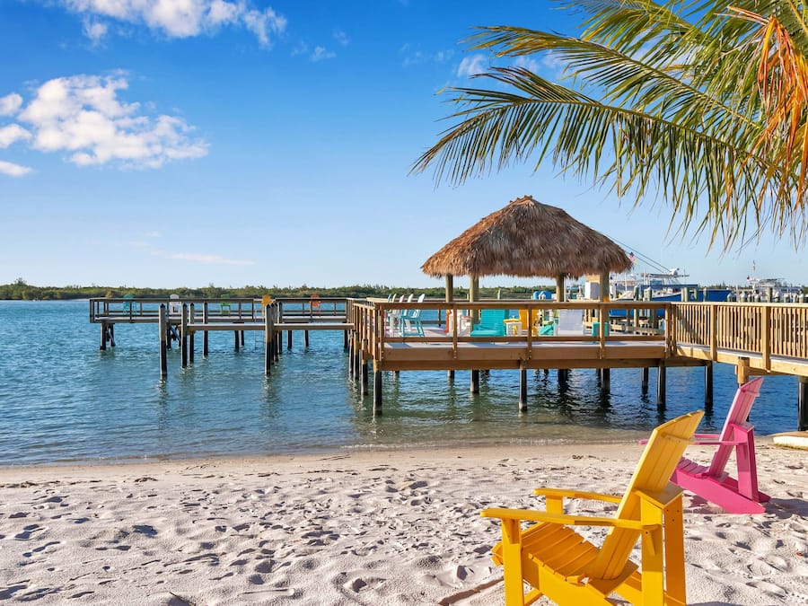 Private beach, sun-loungers, fishing