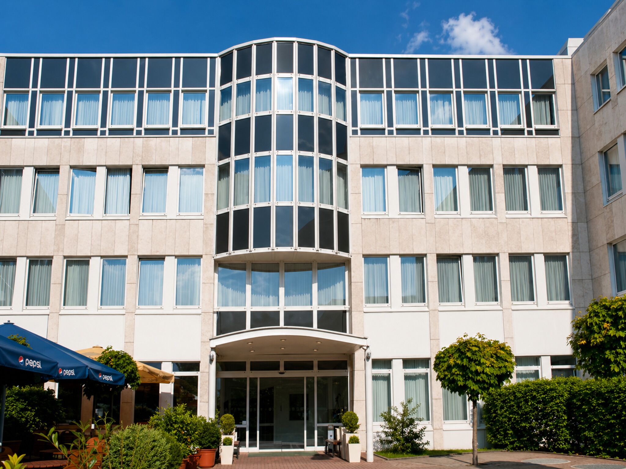 Fassade der Unterkunft