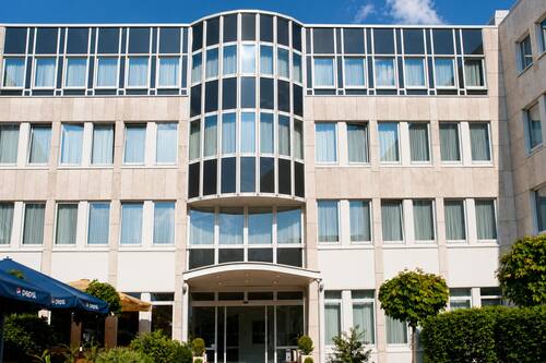 Fassade der Unterkunft