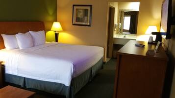 Desk, iron/ironing board, free WiFi, bed sheets