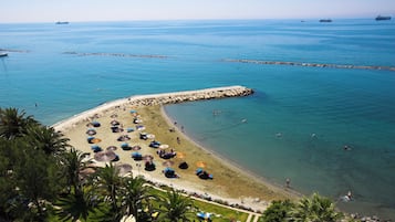 Vista a la playa o el mar