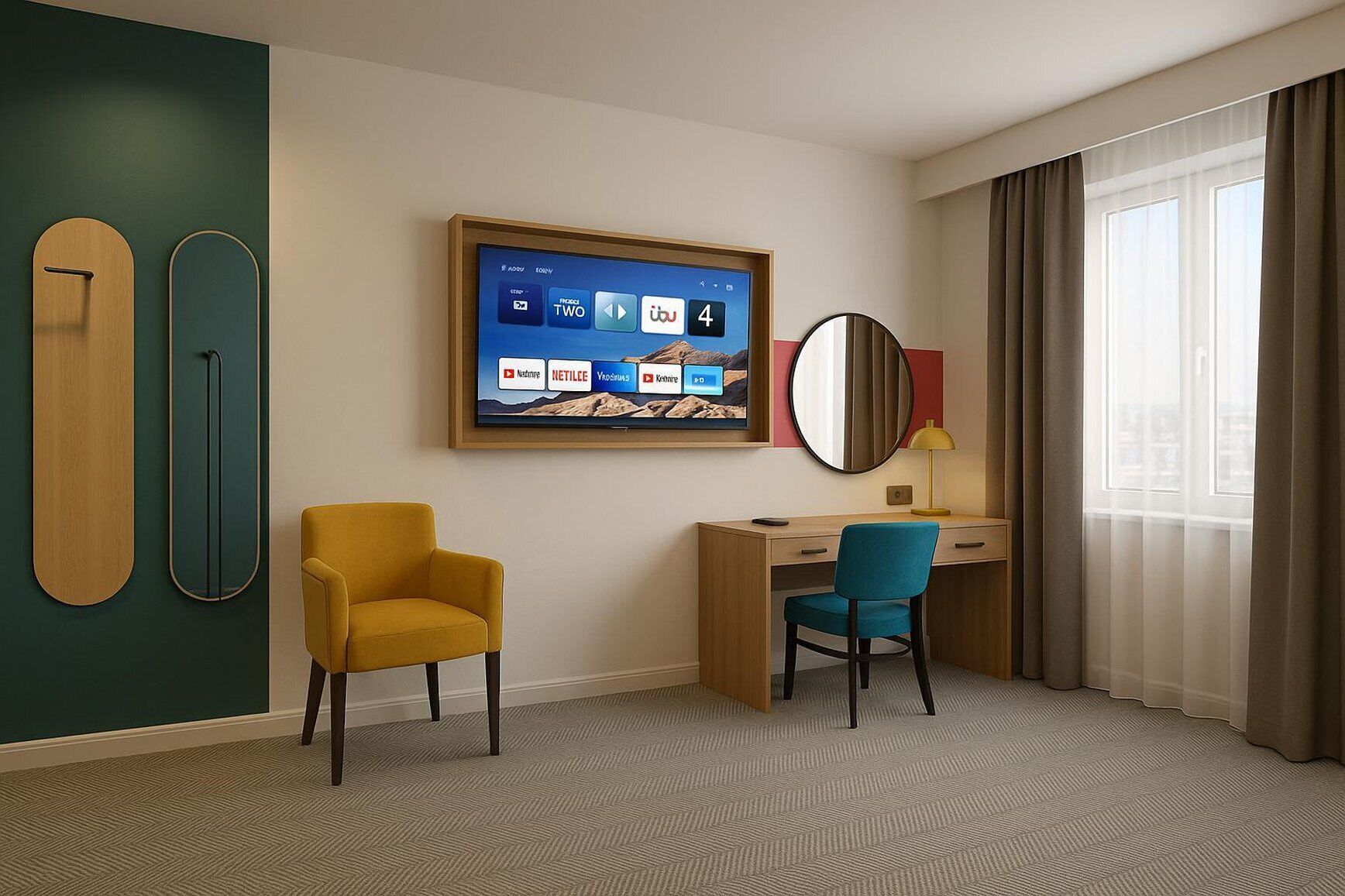 In-room safe, individually furnished, desk, iron/ironing board