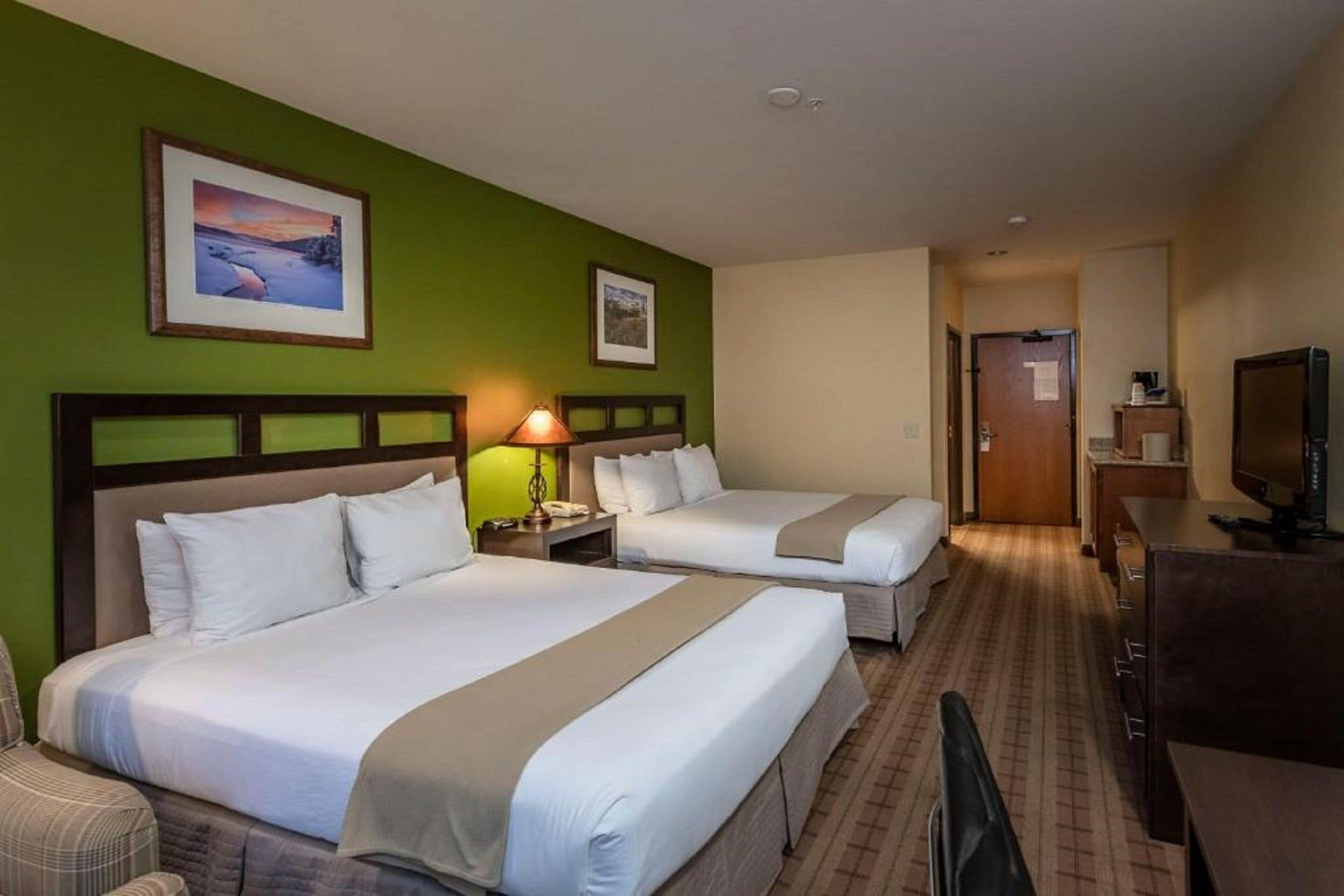 executive room, 2 queen beds | desk, iron/ironing board, free wifi, bed sheets