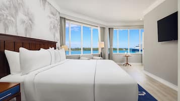 Premium bedding, pillow-top beds, in-room safe, desk