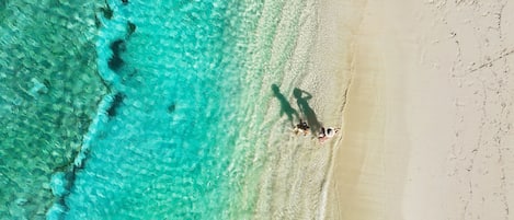 Private beach, beach cabanas, sun loungers, beach umbrellas