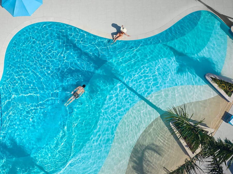 2 outdoor pools, open 6:00 AM to 5:30 PM, pool cabanas (surcharge)