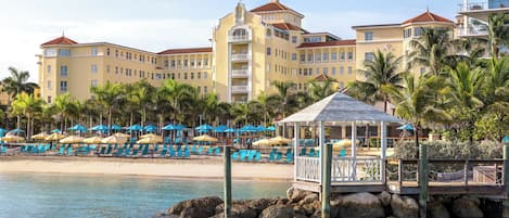 Private beach, beach cabanas, sun-loungers, beach umbrellas