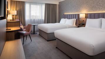 Room, 2 Queen Beds, Non Smoking | Hypo-allergenic bedding, in-room safe, desk, blackout drapes