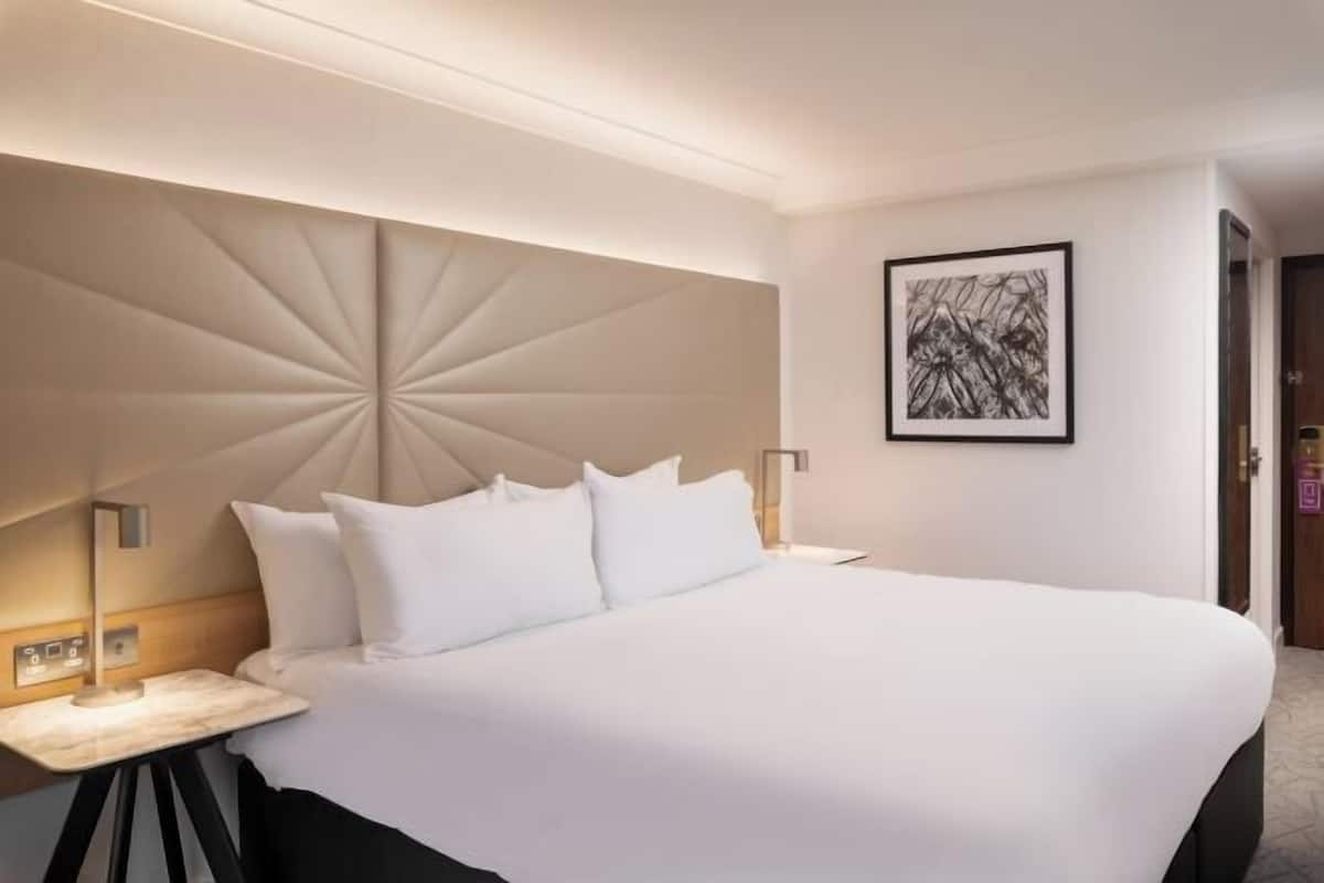 Hypo-allergenic bedding, in-room safe, individually decorated, desk