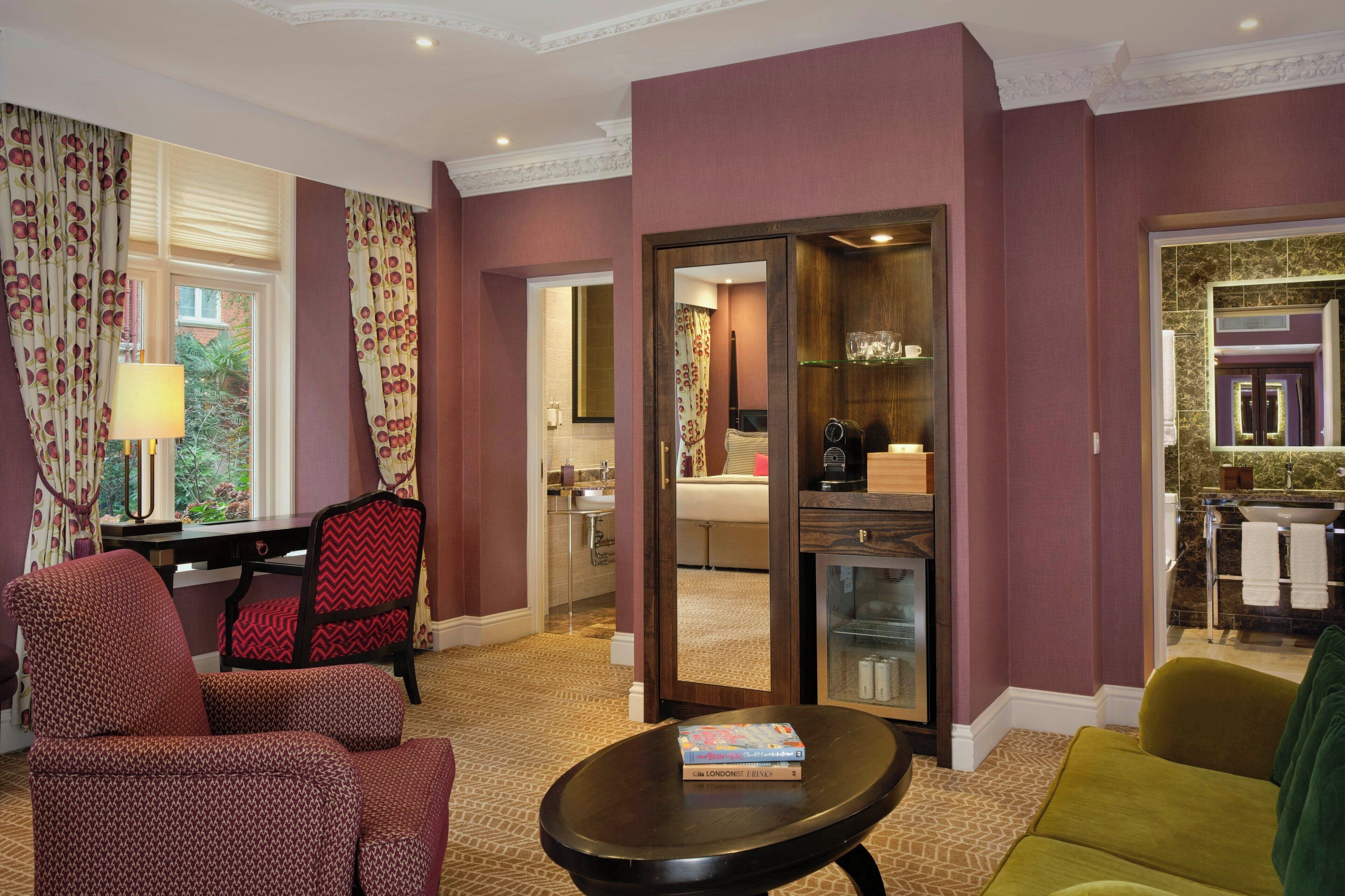 shower, designer toiletries, hair dryer, bathrobes