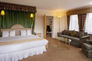 Desk, blackout curtains, iron/ironing board, free cots/infant beds