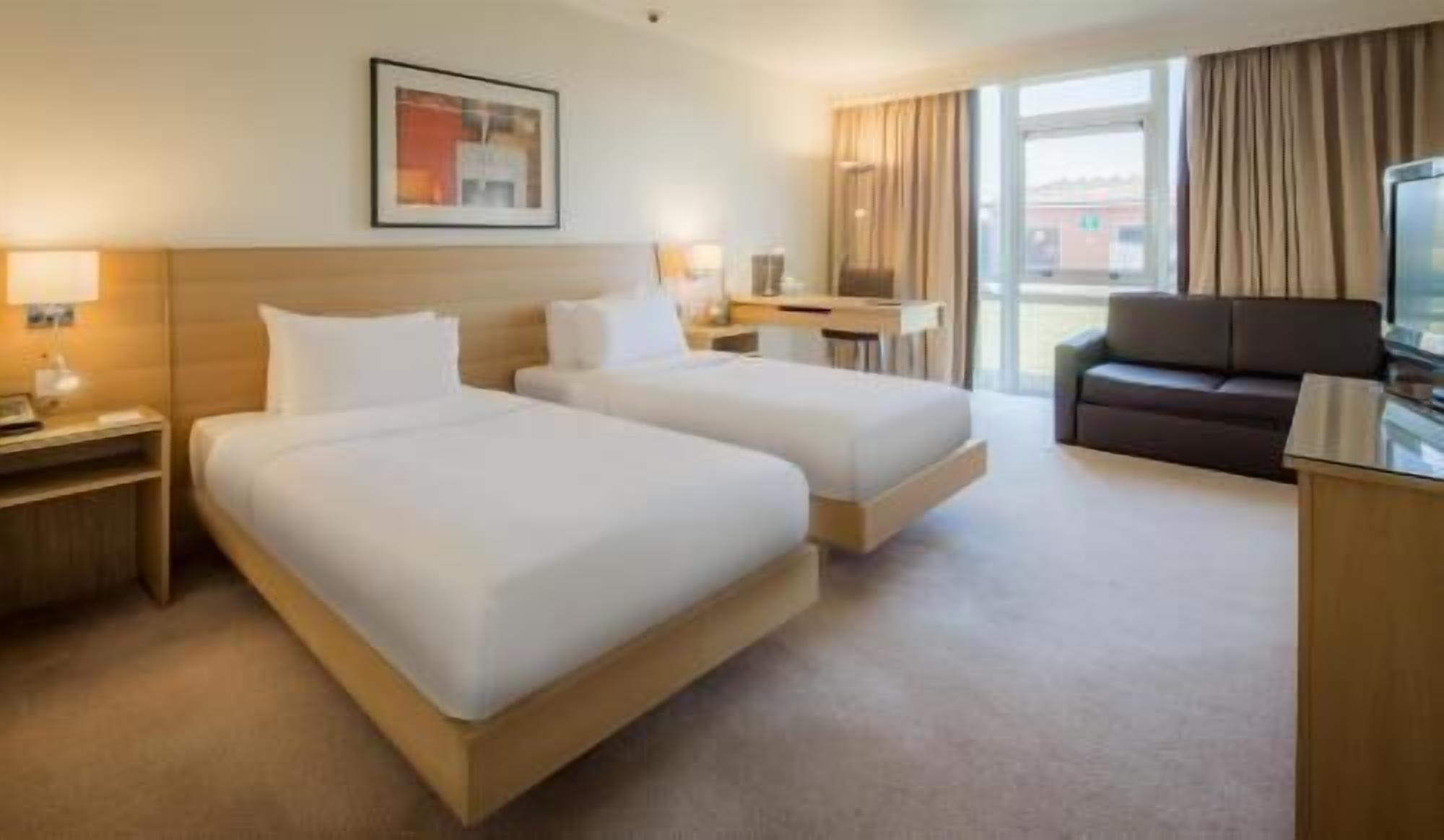 In-room safe, desk, laptop workspace, blackout curtains