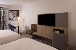 Deluxe Room, 2 Queen Beds | In-room safe, desk, laptop workspace, blackout drapes - Hilton Northampton (Northampton)