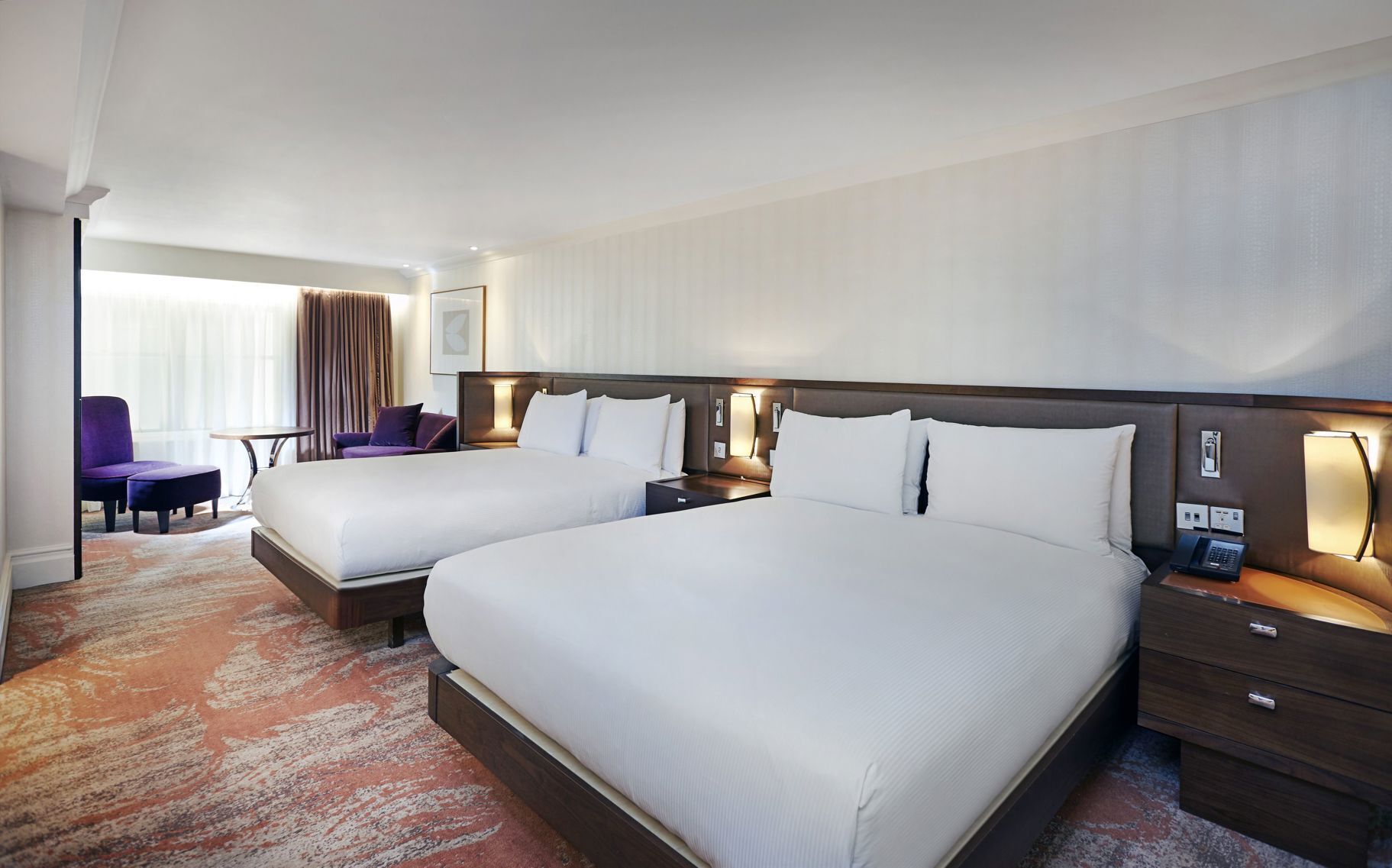 Premium bedding, minibar, in-room safe, desk