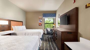 Two Queen Beds, Non-Smoking | Premium bedding, pillowtop beds, in-room safe, individually decorated
