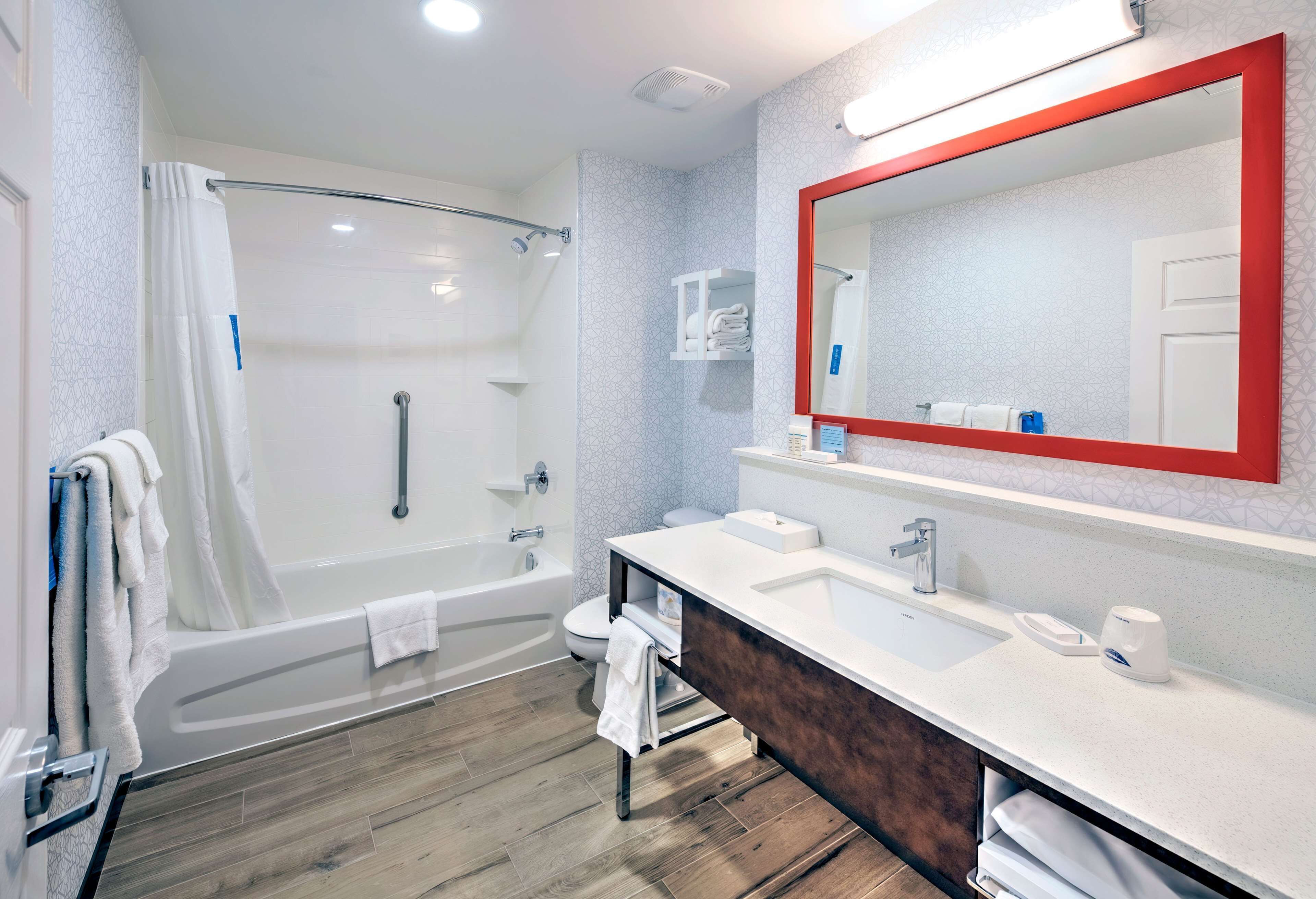 room, 2 queen beds, non smoking | bathroom | shower, free toiletries, hair dryer, towels