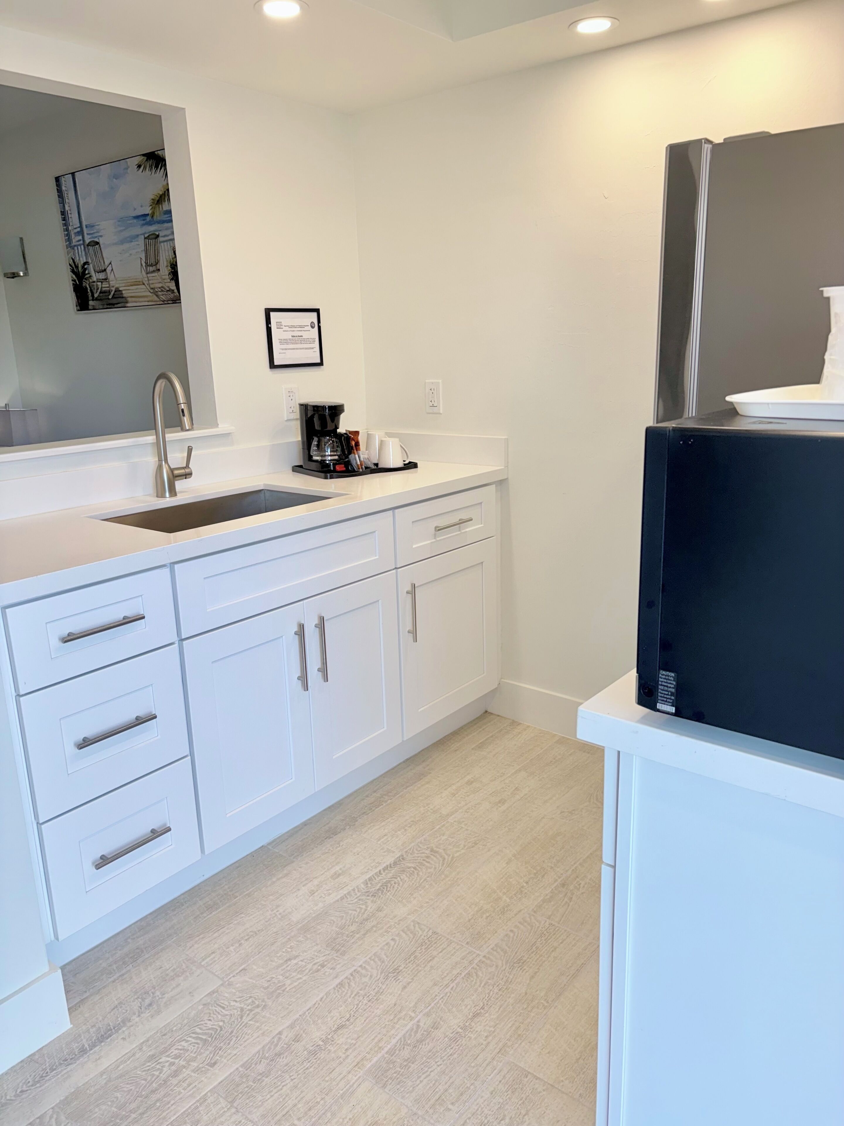 高級套房 | 浴室 | 淋浴/浴缸二合一、免費盥洗用品、吹風機