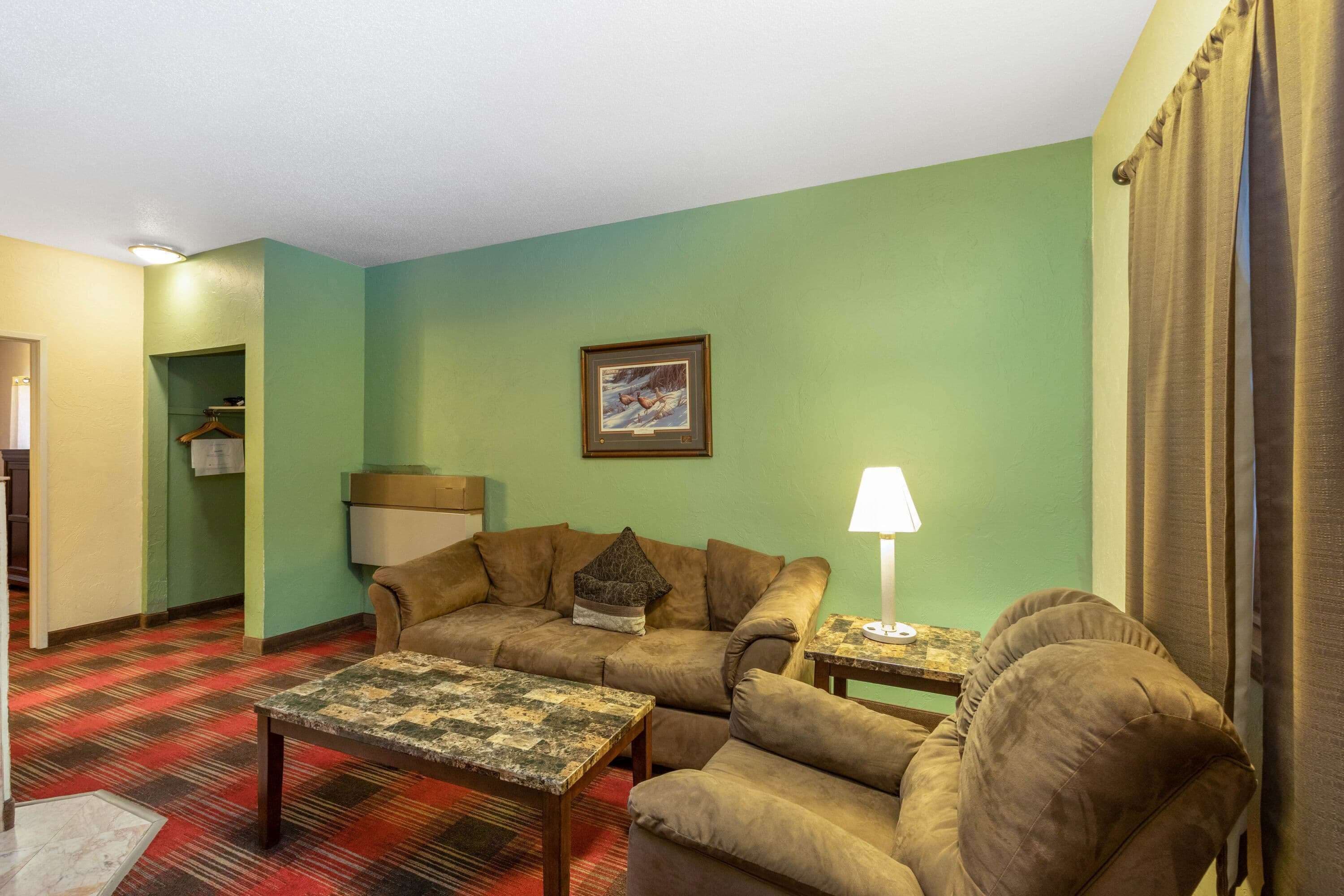 In-room safe, desk, blackout curtains, soundproofing